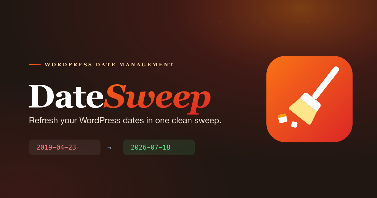 DateSweep — 官网预览图